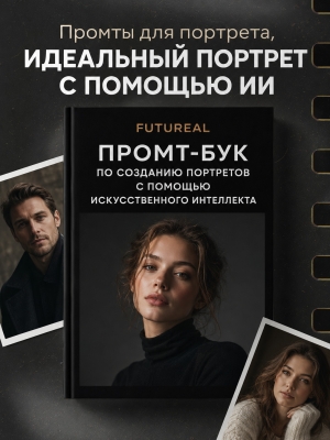 Промты для создания портретов. Промт-бук с примерами и инструкцией